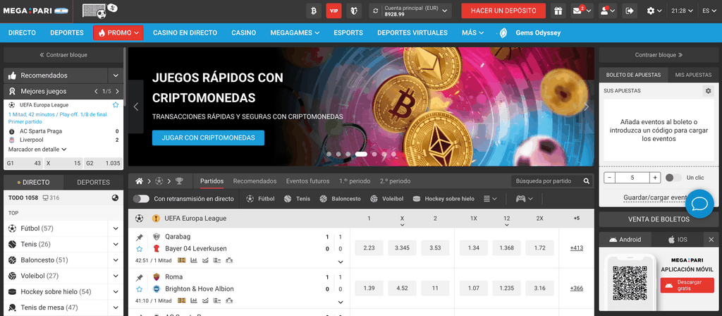 Megapari Expert Evaluation: Global Betting Options